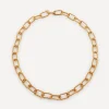 Monica Vinader Necklaces^18ct Gold-Plated Vermeil Silver Alta Textured Chunky Chain Necklace