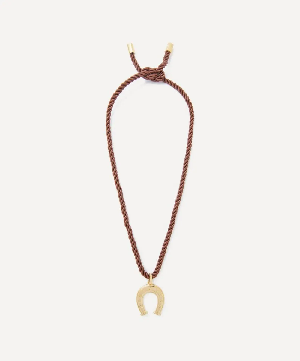 Martha Calvo Necklaces^14ct Gold-Plated Wish Me Luck Pendant Necklace