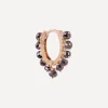 Maria Tash Earrings|Earrings^18ct 8mm Black Diamond Coronet Hoop Earring