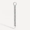 Maria Tash Charms & Pendants|Charms & Pendants^18ct 18mm Diamond and Emerald Eternity Bar Charm