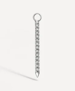 Maria Tash Charms & Pendants|Charms & Pendants^18ct 18mm Diamond and Emerald Eternity Bar Charm