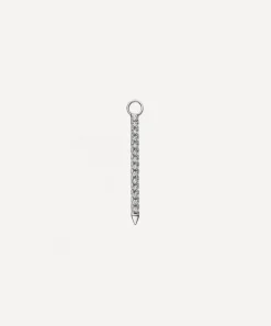 Maria Tash Charms & Pendants|Charms & Pendants^18ct 18mm Diamond and Sapphire Eternity Bar Charm