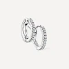 Maria Tash Earrings|Earrings^14ct 8mm Diamond Double Linked Eternity Hoop Earring Right