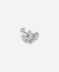 Maria Tash Earrings|Earrings^18ct 6mm Diamond Engraved Lotus Threaded Stud Earring