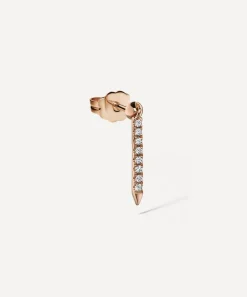 Maria Tash Earrings|Earrings^18ct 11mm Diamond Eternity Bar Charm Stud Earring
