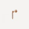 Maria Tash Earrings|Earrings^18ct 7mm Diamond Eternity Bar Charm Threaded Stud Earring