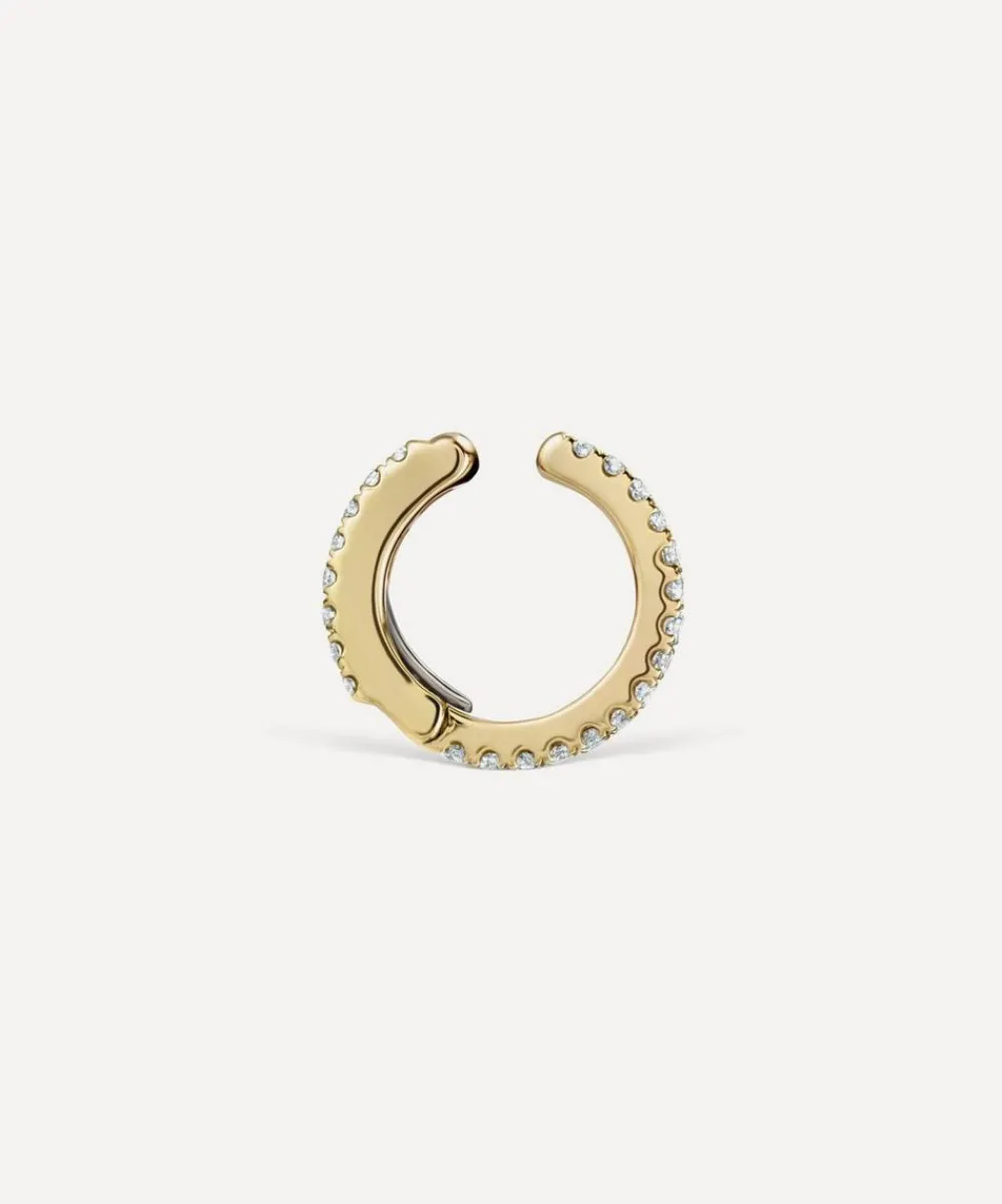 Maria Tash Earrings|Earrings^18ct 8mm Diamond Eternity Tash Cuff Earring