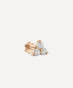 Maria Tash Earrings|Earrings^18ct 4.5mm Diamond Trinity Threaded Stud Earring