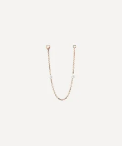 Maria Tash Charms & Pendants|Charms & Pendants^14ct 76mm Double Pearl Chain Connecting Charm