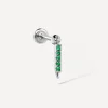 Maria Tash Earrings|Earrings^18ct 7mm Emerald Eternity Bar Charm Threaded Stud Earring
