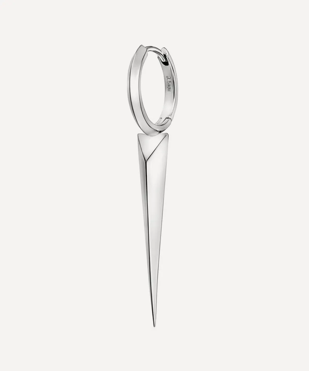 Maria Tash Earrings|Earrings^14ct 9.5mm Faceted Grand Spike Hoop Earring