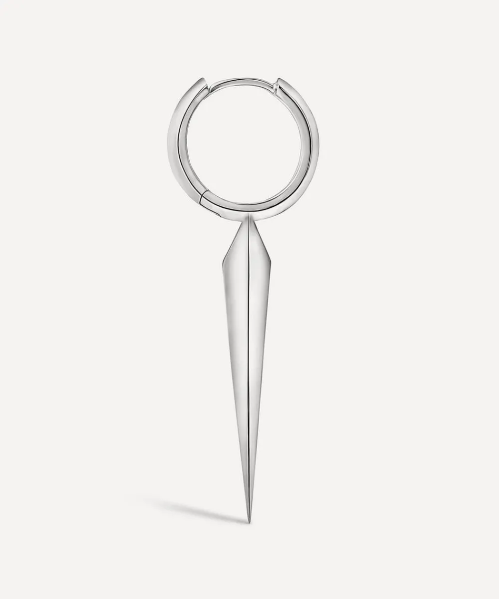 Maria Tash Earrings|Earrings^14ct 9.5mm Faceted Grand Spike Hoop Earring