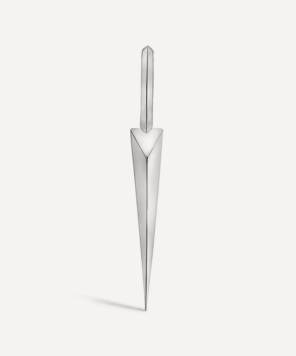 Maria Tash Earrings|Earrings^14ct 9.5mm Faceted Grand Spike Hoop Earring