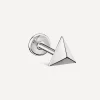Maria Tash Earrings|Earrings^14ct 7mm Faceted Triangle Threaded Stud Earring