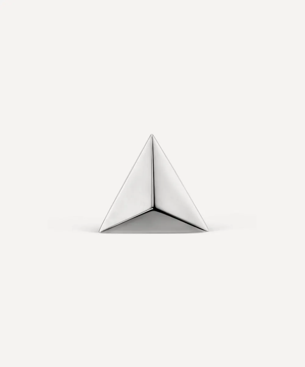 Maria Tash Earrings|Earrings^14ct 7mm Faceted Triangle Threaded Stud Earring