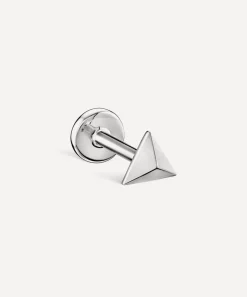 Maria Tash Earrings|Earrings^14ct 3.5mm Faceted Triangle Threaded Stud Earring