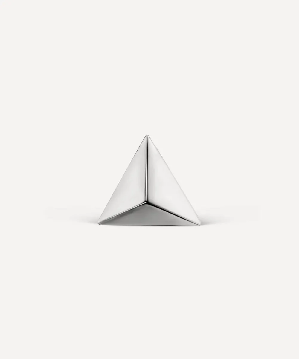 Maria Tash Earrings|Earrings^14ct 3.5mm Faceted Triangle Threaded Stud Earring