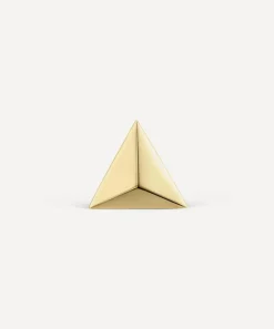 Maria Tash Earrings|Earrings^14ct 7mm Faceted Triangle Threaded Stud Earring