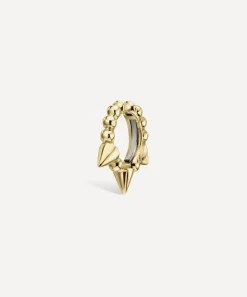 Maria Tash Earrings|Earrings^14ct 6.5mm Granulated Triple Short Spike Tash Cuff Earring