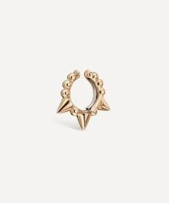 Maria Tash Earrings|Earrings^14ct 6.5mm Granulated Triple Short Spike Tash Cuff Earring