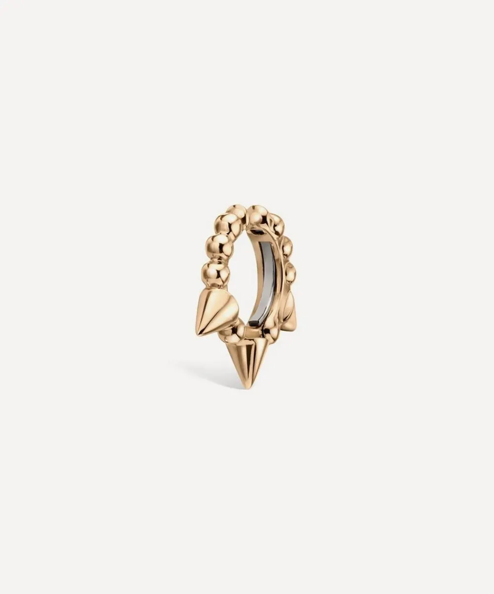Maria Tash Earrings|Earrings^14ct 6.5mm Granulated Triple Short Spike Tash Cuff Earring