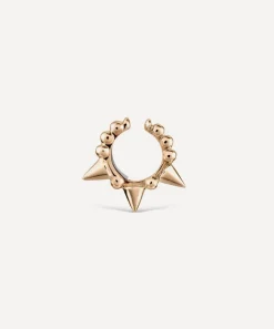 Maria Tash Earrings|Earrings^14ct 6.5mm Granulated Triple Short Spike Tash Cuff Earring