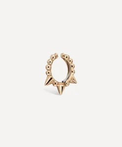 Maria Tash Earrings|Earrings^14ct 8mm Granulated Triple Short Spike Tash Cuff Earring