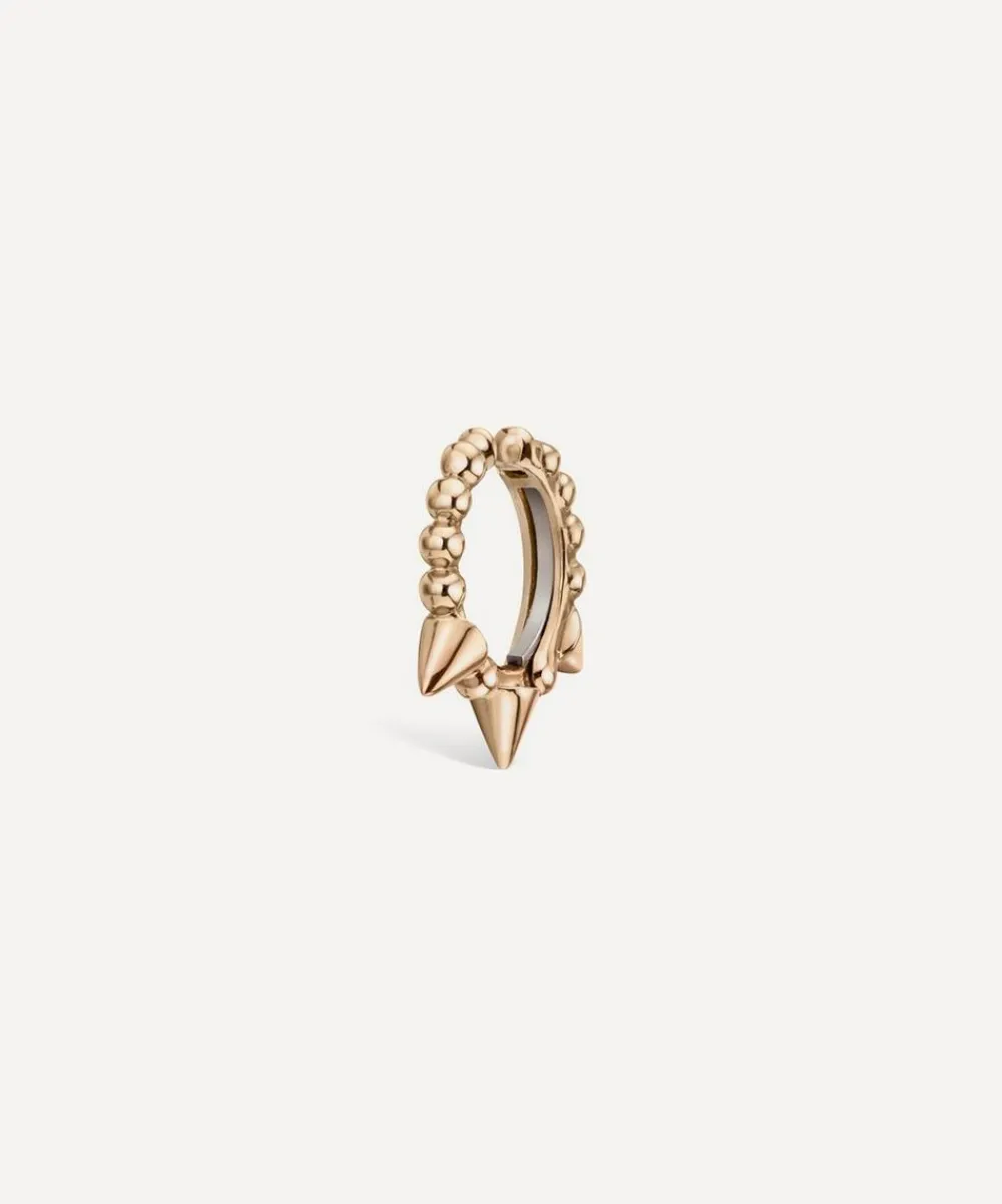 Maria Tash Earrings|Earrings^14ct 8mm Granulated Triple Short Spike Tash Cuff Earring