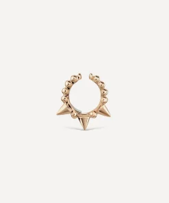 Maria Tash Earrings|Earrings^14ct 8mm Granulated Triple Short Spike Tash Cuff Earring