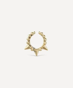 Maria Tash Earrings|Earrings^14ct 8mm Granulated Triple Short Spike Tash Cuff Earring