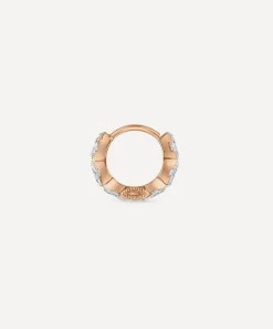 Maria Tash Earrings|Earrings^18ct 6.5mm Invisible Set Diamond Marquise Eternity Hoop Earring