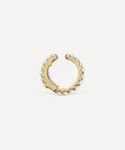Maria Tash Earrings|Earrings^14ct 8mm Pearl Eternity Tash Cuff Earring