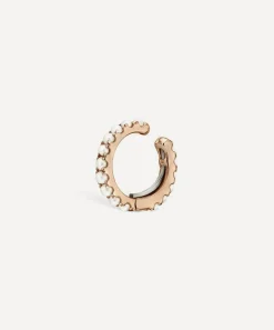 Maria Tash Earrings|Earrings^14ct 8mm Pearl Eternity Tash Cuff Earring