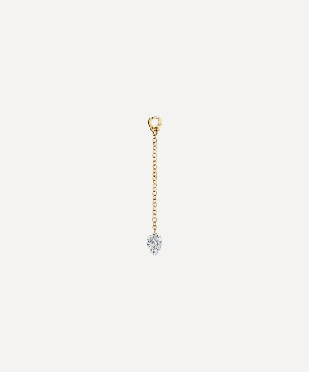 Maria Tash Charms & Pendants|Charms & Pendants^18ct 20mm Pendulum Charm with Pear Diamond