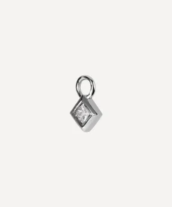 Maria Tash Earrings|Charms & Pendants^18ct 3mm Princess Diamond Charm