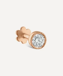 Maria Tash Earrings|Earrings^18ct 2.5mm Scalloped Set Diamond Threaded Stud Earring