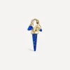 Maria Tash Earrings|Earrings^18ct 6.5mm Triple Long Lapis Spike Diamond Eternity Single Hoop Earring
