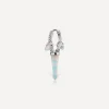 Maria Tash Earrings|Earrings^18ct 9.5mm Triple Long Opal Spike Diamond Eternity Hoop Earring
