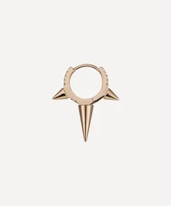 Maria Tash Earrings|Earrings^18ct 8mm Triple Long Spike Diamond Eternity Hoop Earring