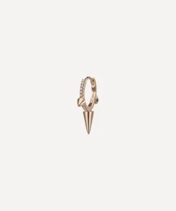 Maria Tash Earrings|Earrings^18ct 9.5mm Triple Long Spike Diamond Eternity Hoop Earring