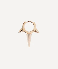 Maria Tash Earrings|Earrings^14ct 6.5mm Triple Long Spike Hoop Earring