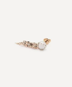Bibi van der Velden Earrings|Earrings^18ct Rose Gold Jellyfish White Pearl Drop Earring