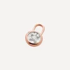 Monica Vinader Charms & Pendants^18ct Rose Gold Plated Vermeil Silver Diamond Essential Ear Charm