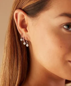 Monica Vinader Charms & Pendants^18ct Rose Gold Plated Vermeil Silver Diamond Essential Ear Charm