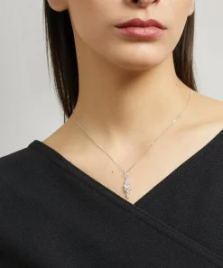 Kojis Necklaces|Necklaces^18ct White Gold Abstract Diamond Pendant Necklace