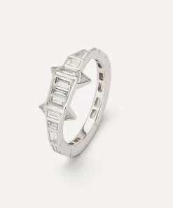 Bibi van der Velden Rings|Rings^18ct White Gold Diamond Alligator Ring
