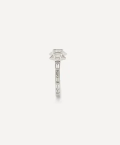 Bibi van der Velden Rings|Rings^18ct White Gold Diamond Alligator Ring