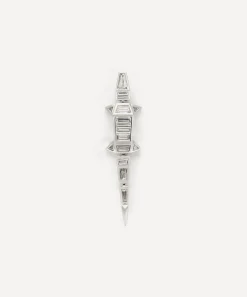 Bibi van der Velden Earrings|Earrings^18ct White Gold Diamond Alligator Drop Earring