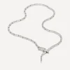 Bibi van der Velden Necklaces|Necklaces^18ct White Gold Diamond Alligator Necklace