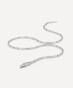 Bibi van der Velden Necklaces|Necklaces^18ct White Gold Diamond Alligator Necklace